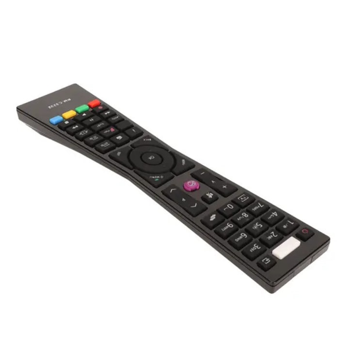 Telecomanda universala compatibila cu TV JVC, model IZO-CJ-K0502-20260806-1575, inlocuire pentru modelele serie LT, carcasa ABS, negru, 2 x AAA (baterii neincluse)