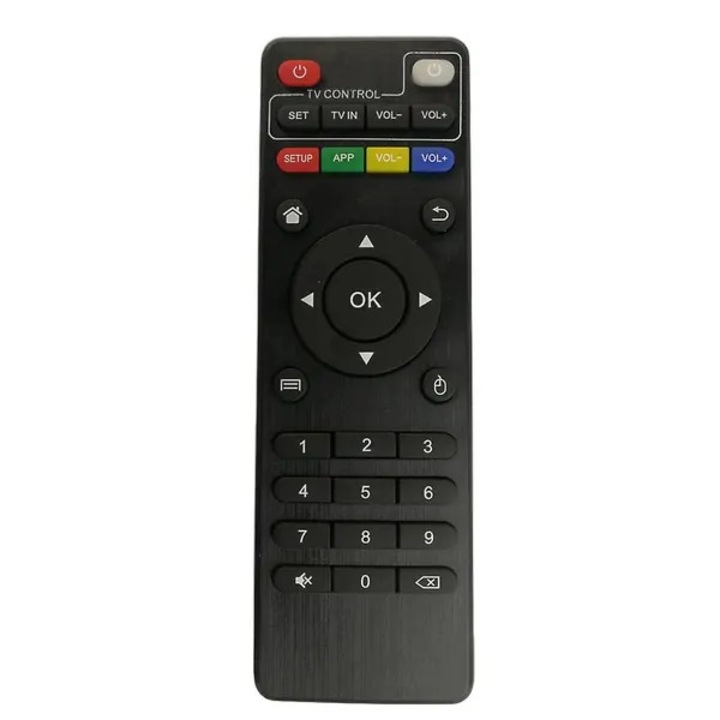 Telecomanda pentru Android TV box compatibila X96/X96mini/X96w/X96Q, infrarosu, ABS, negru, 15x4x2 cm, model IZO-CJ-K0502-20260806-2626