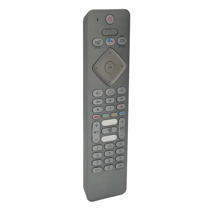 Telecomanda TV, model 398GM10BEPHN0012PH, functie voice, alimentare 2 x AAA, compatibil cu 43PUS7354_12/50PUS7354_12/55PUS7354_12/65PUS7354_12/43PUS7304_12/50PUS7304_12/55PUS7304_12/58PUS7304_12/70PUS7304_12 si alte TV 4K UHD, gri
