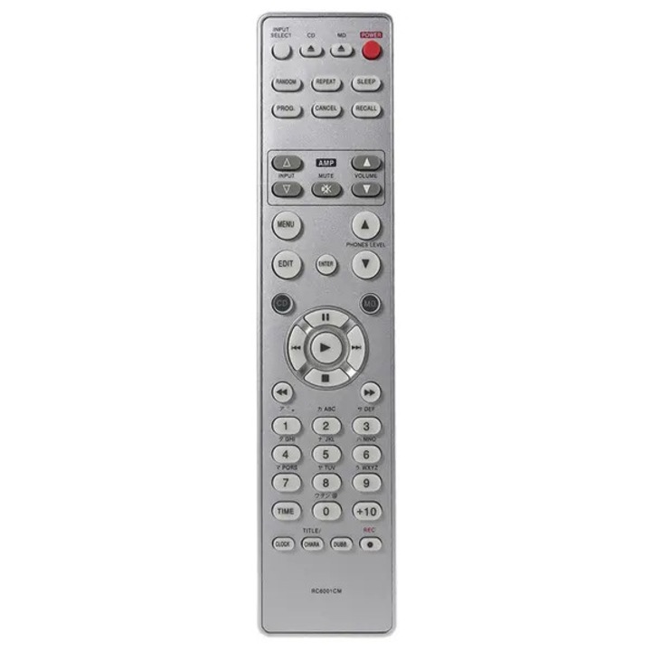 Telecomanda de inlocuire Marantz RC6001CM, compatibila cu CD52/CD63/CD72/CD80/CD93/CD850/CM6000, argintiu, ABS, 22.5 x 5 cm