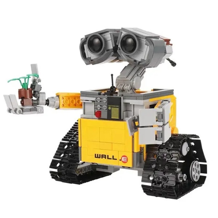 Комплект за конструиране на робот WALL-E IZO-CJ-K0502-20260806-7326, дистанционно управление, програмируем, светлини и звук, 24 см, многоцветен