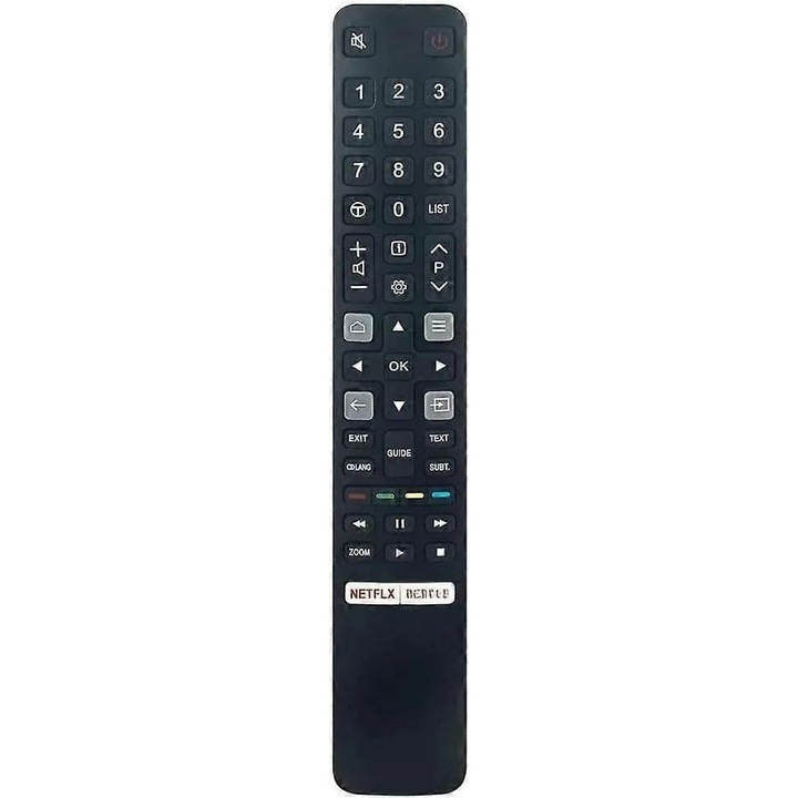 Telecomanda TV RC802NU YUI1 (IZO-CJ-K0502-20260806-5401), compatibila cu TCL 50QLED760/50QLED820/55QLED760, negru, 1 buc