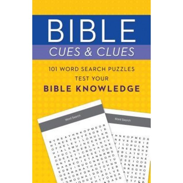 Bible Cues and Clues: 101 Word Search Puzzles Test Your Bible Knowledge, Compiled by Barbour Staff (Author)