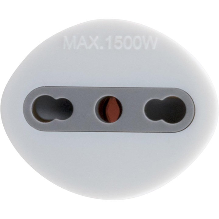 Adaptor Priza Franta-Italia Zenitech, Alb, 230V, 16A