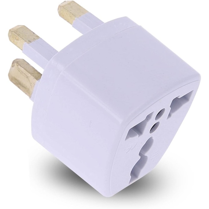 Adaptor Priza Universal Multinational Alb Tip G UK