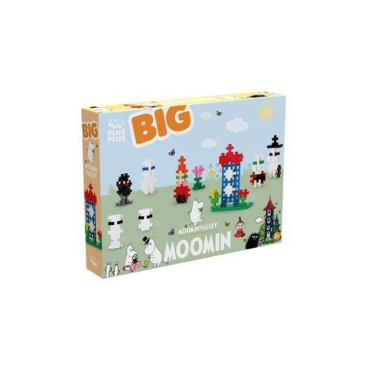 Set de constructie Plus-Plus BIG Moominvalley Muminki, 120 piese, multicolor, model 784231