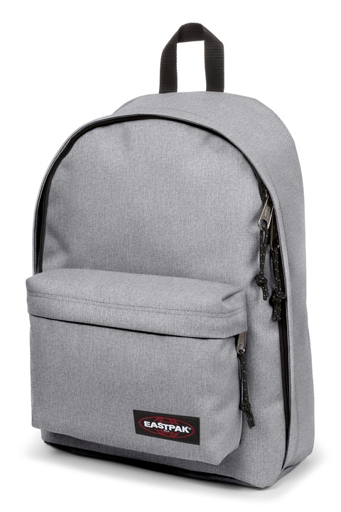 Eastpak, Rucsac unisex cu imprimeu Out of Office - 27 L, Gri deschis