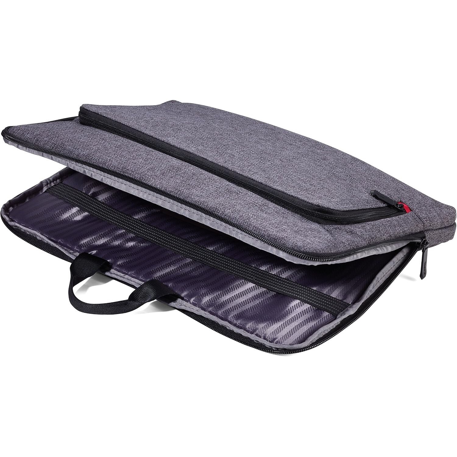 Geanta Portofoliu TROIKA MON CARRY IPC70/GY, 13", Poliester, Antracit/Negru