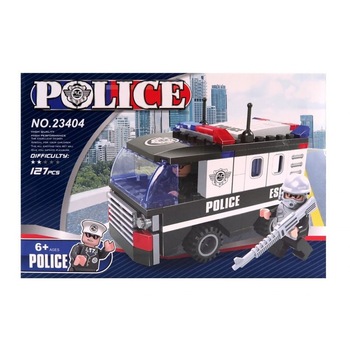Duba de politie MiniBlocks 127 de piese Duba de politie MiniBlocks 127 de piese