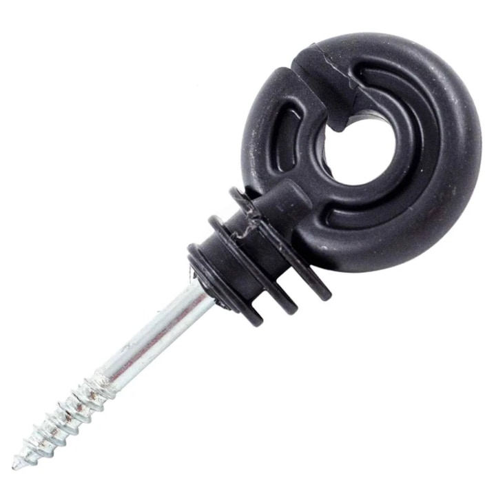 Izolatori plastic TRAPPER IS-S pentru gard electric - 100 buc