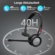 Моно безжични Bluetooth слушалки с микрофон и шумопотискане