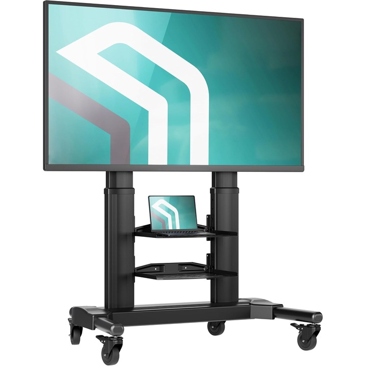 Suport TV Mobil ONKRON TS2771-B, 40-80 inch, 65, 5 kg, Reglabil