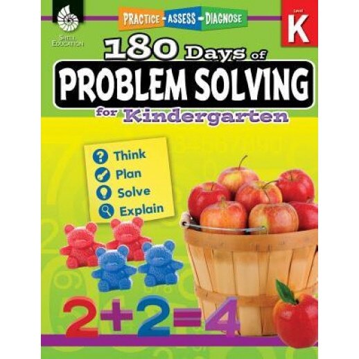 180 Days of Problem Solving for Kindergarten (Grade K), Jessica Hathaway (Author)
