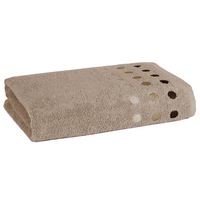 Prosop baie Vienna Dilios, 100% bumbac, 500 GSM, 50x90 cm, maro