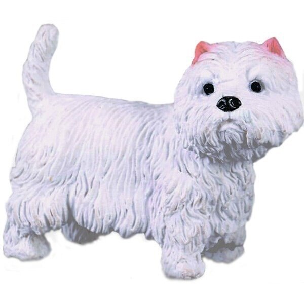 Figurina West Highland White Terrier, Collecta Alb