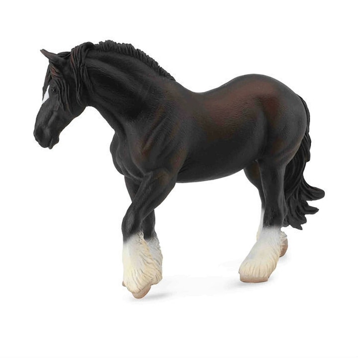 Фигурка Черен кон Shire XL Collecta