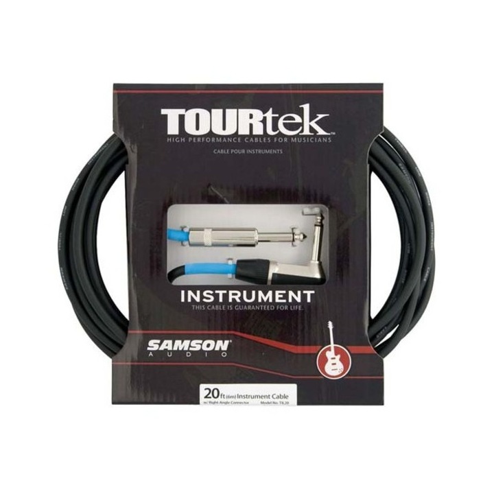 Cablu Instrument cu mufa L - Samson Tourtek 25