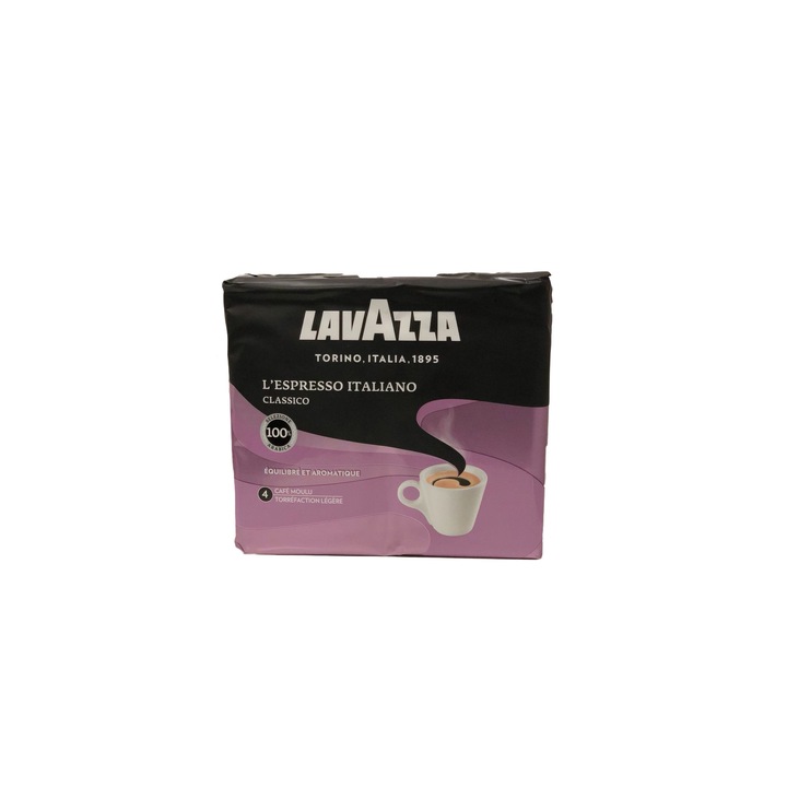Cafea macinata Lavazza L`espresso Italiano Classico 2x250 gr