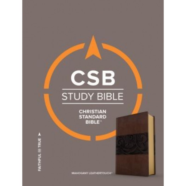 CSB Study Bible, Mahogany Leathertouch, Holman Bible Staff (Editor)