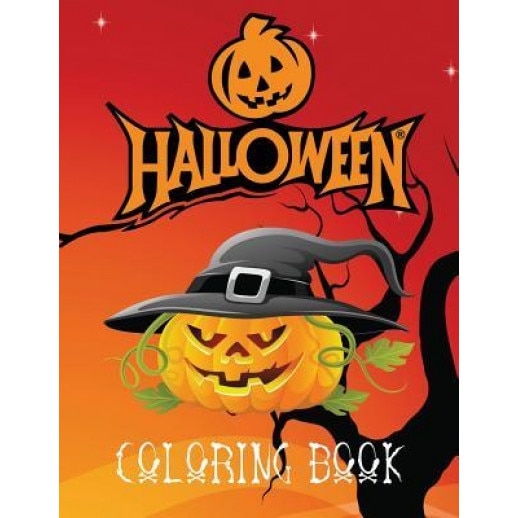 Halloween Coloring Book: A Lovely A4 60 Page Colouring Book Full of Ghosts, Ghouls, Witches, Pumpkins and Spiders to Colour. Great for Kids Age, K. W. Books (Author)