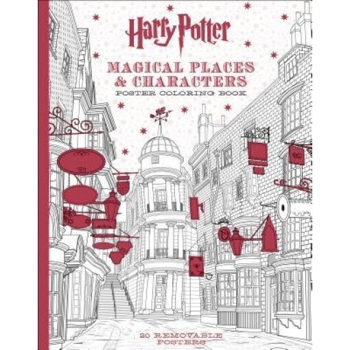 Harry Potter Magical Places & Characters Poster Coloring Book, Inc. Scholastic (Author)