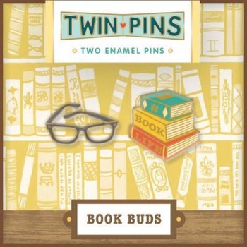 Book Buds Twin Pins: Two Enamel Pins, Chronicle Books (Author) Book Buds Twin Pins: Two Enamel Pins, Chronicle Books (Author)