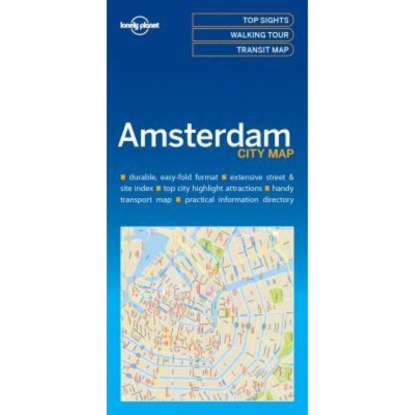 Lonely Planet Amsterdam City Map, Lonely Planet (Author)