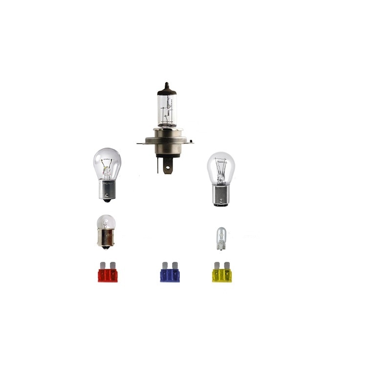 Set becuri + sigurante Kraftmann, H7, 12V