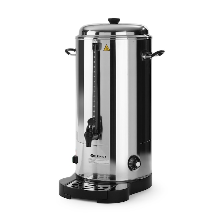 Boiler bauturi calde cu pereti dubli din inox, 18 lt, Hendi, 2400W, termostat 0-100 gr C, Ø288x(H)602mm