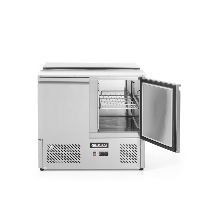 Masa frigorifica rece pentru salate, ARKTIC by Hendi, interval temperatura 2/10 gr C, 250 W, 90x69.8x(H)85 cm