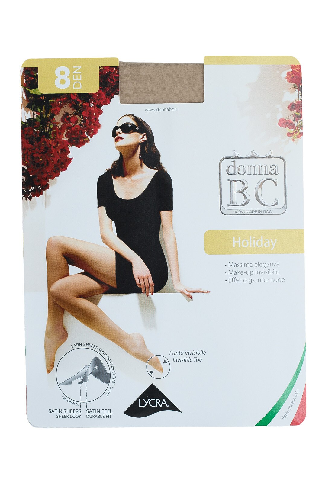 Ciorap Holiday 8 Den Maxi, XL, Bej Noisete