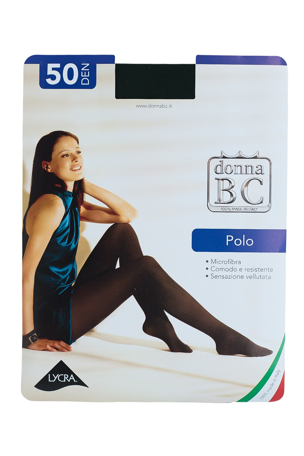 Ciorap Polo 50 Den, Verde Botiglia