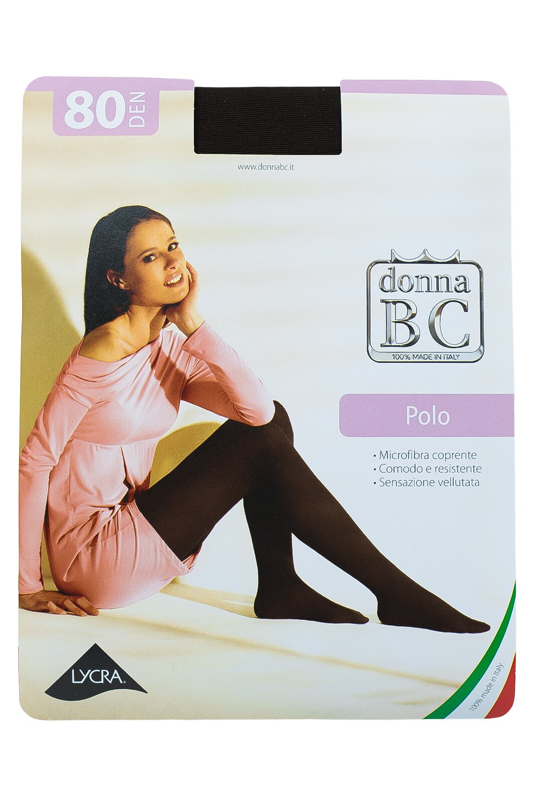 Ciorap Polo 80 Den, Gri inchis Fumo