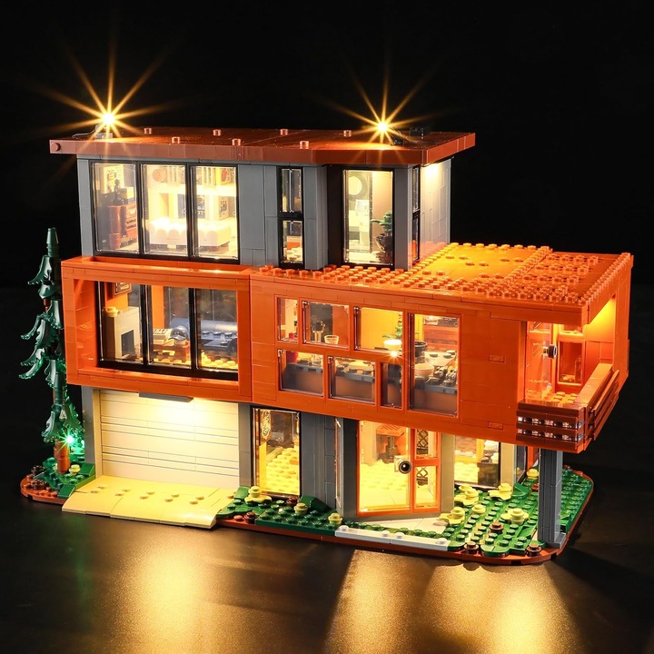 Set Lumini LED pentru Modelul "Casa Cullen" (Set Model Neinclus)