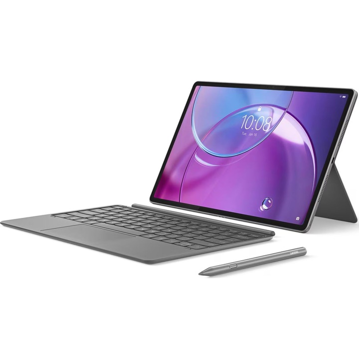 Таблет Lenovo Idea Tab Pro G2, Luna Grey с процесор 1x Cortex-X4 (3.21 GHz) + 3x Cortex-A720 (3.0 GHz) + 2x Cortex-A720 (2.8 GHz) + 2x Cortex-A720 (2.0 GHz), 8 GB, 256 GB, Android 16, Сив