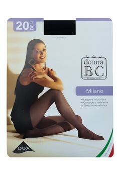 Ciorap Milano 20 Den, Negru Nero Ciorap Milano 20 Den, Negru Nero