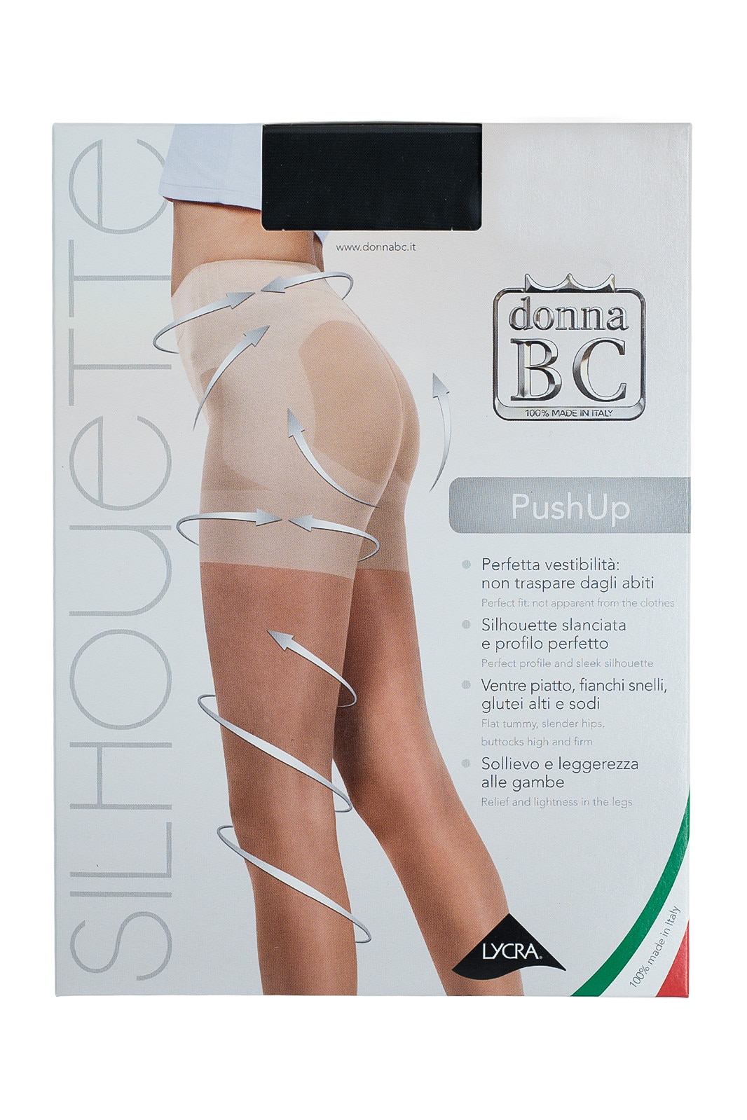 Ciorap Push-up 40 Den Maxi, 2XL, Gri inchis Fumo