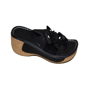 Papuci rafinati de vara cu talpa ortopedica, D&J Exclusive, Negru, 39 Papuci rafinati de vara cu talpa ortopedica, D&J Exclusive, Negru, 39