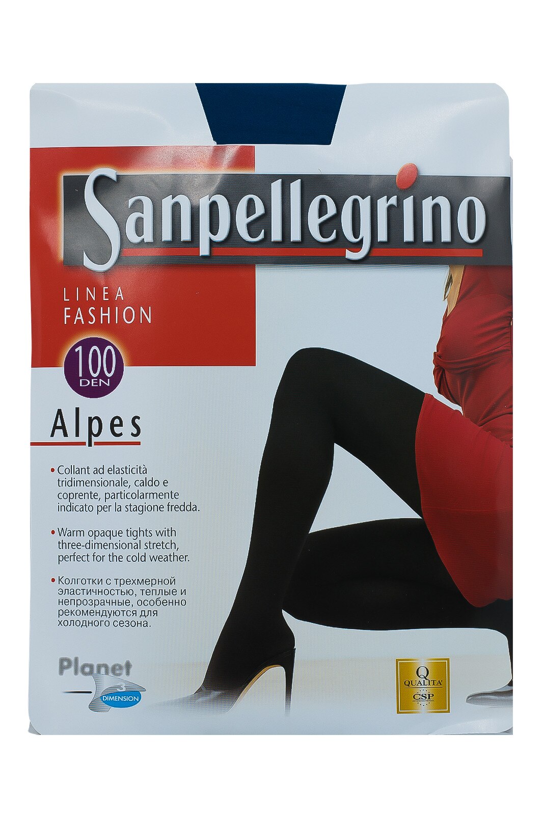 Ciorap Alpes 100 Den, 3, Albastru Jeans