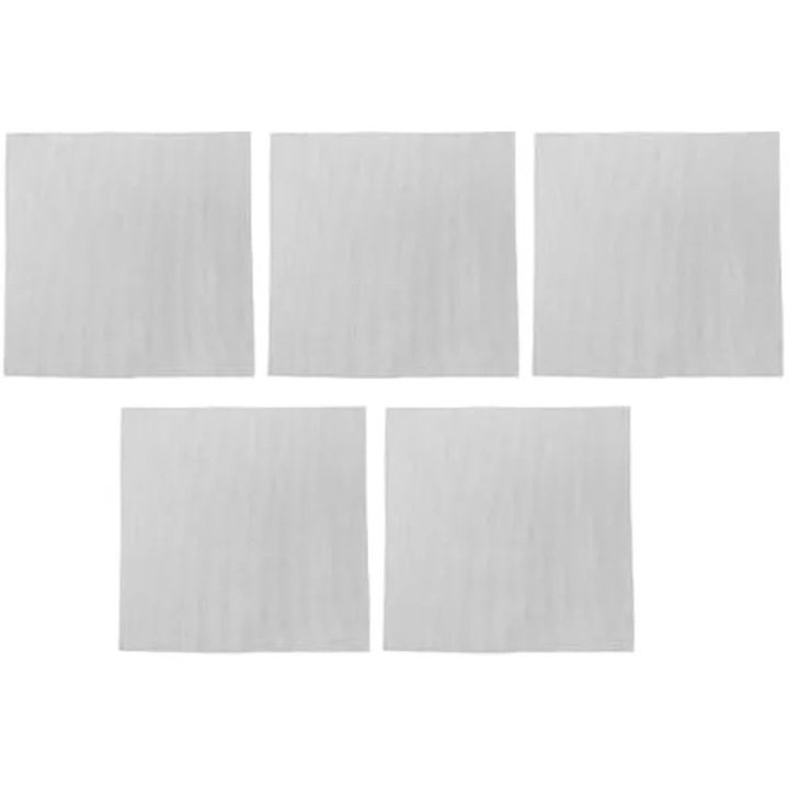 Panza broderiához 32CT K0569-260810-1523-AMC, pamutból, előre vágott 15 x 15 cm, 5 darabos szett, fehér