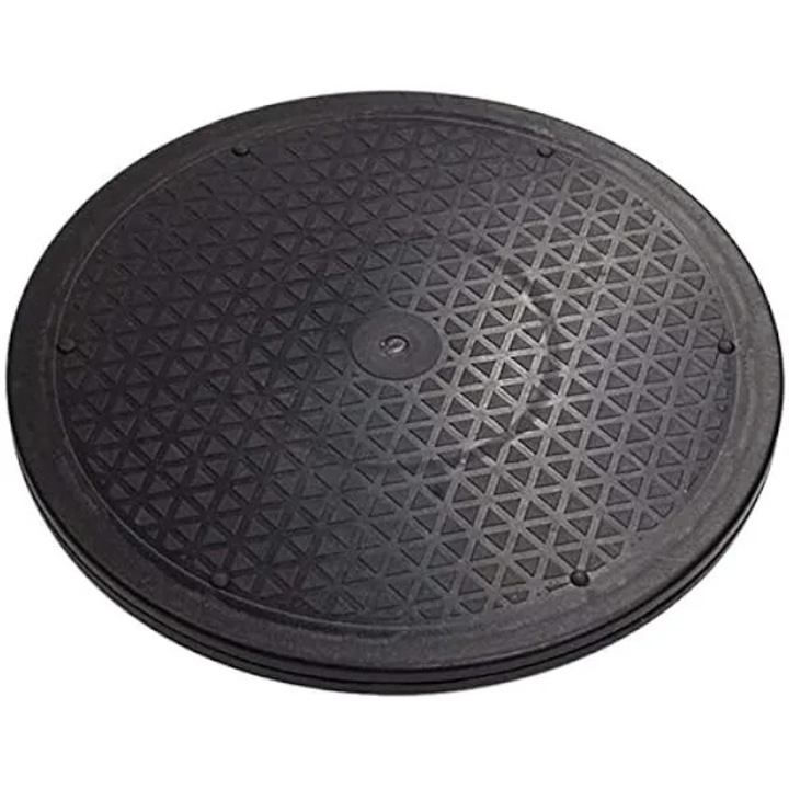 Forgatható monitor/TV tartó K0569-260810-1827-AMC, 12 hüvelykes (30 cm) forgó platform, strapabíró, fekete