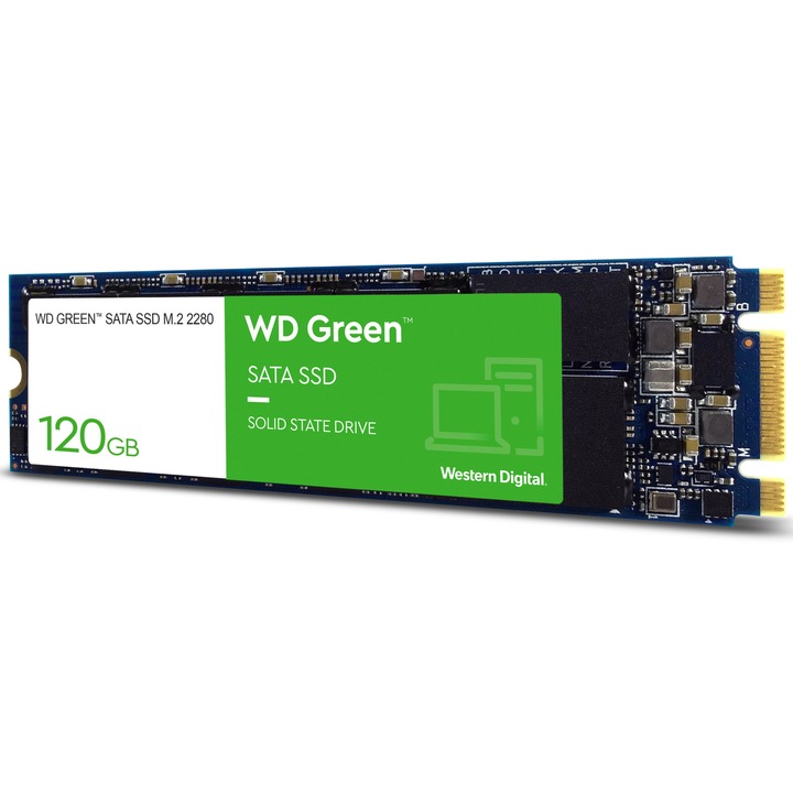 Solid-state drive (SSD) WD Green, 120GB, SATA III, M.2. 2280