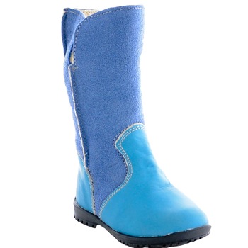 Cizme copii piele Delya blu Cizme copii piele Delya blu