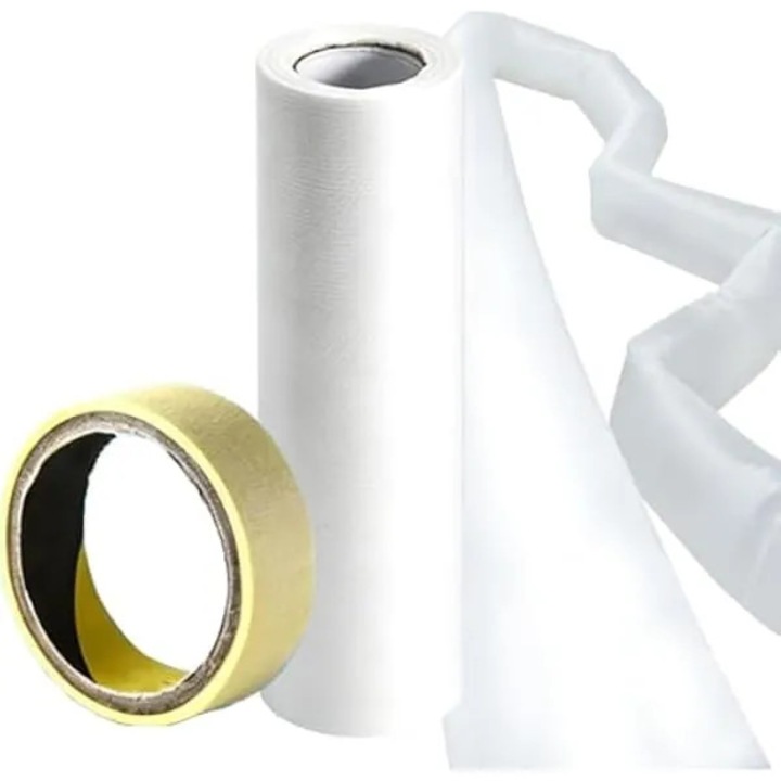 Sac de directionare aer pentru aer conditionat K0569-260810-925-AMC, reglabil, flexibil si etans, cu chingi de fixare, alb