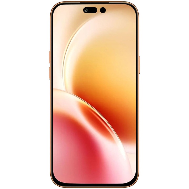 OUKITEL C17 Plus mobiltelefon, narancssárga, 6.9" 120Hz, 16GB RAM, 128GB, 64MP kamera
