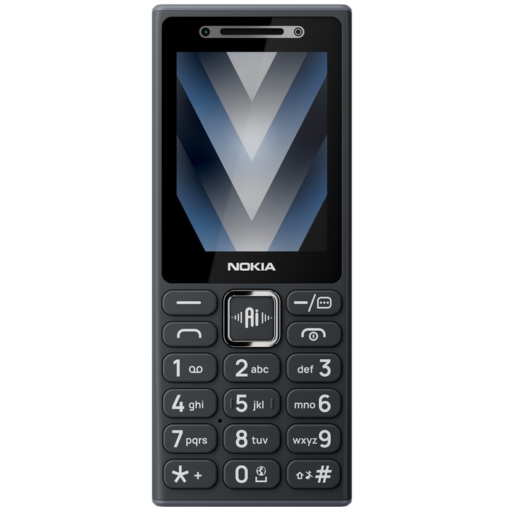 Telefon mobil Nokia 200 4G, Dual Sim, Black