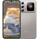 Fossibot S7 mobiltelefon, 4G, Dual SIM, 6.9" 120Hz, Octa-Core T615, 4GB RAM, 128GB, 16MP + 8MP kamera, 5000mAh, Android 16, Natúr