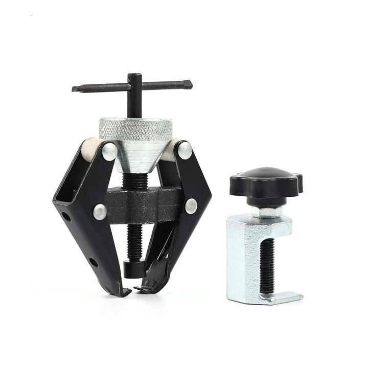 Extractor brate stergator parbriz universal, clema pentru demontare articulatii ball joint, set, negru/argintiu, K0255-0810-CDCJ39471