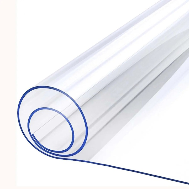 Terítővédő K0255-0810-CDCJ50203, PVC fólia 2.3 mm vízálló, csúszásmentes, átlátszó, 40 x 60 cm