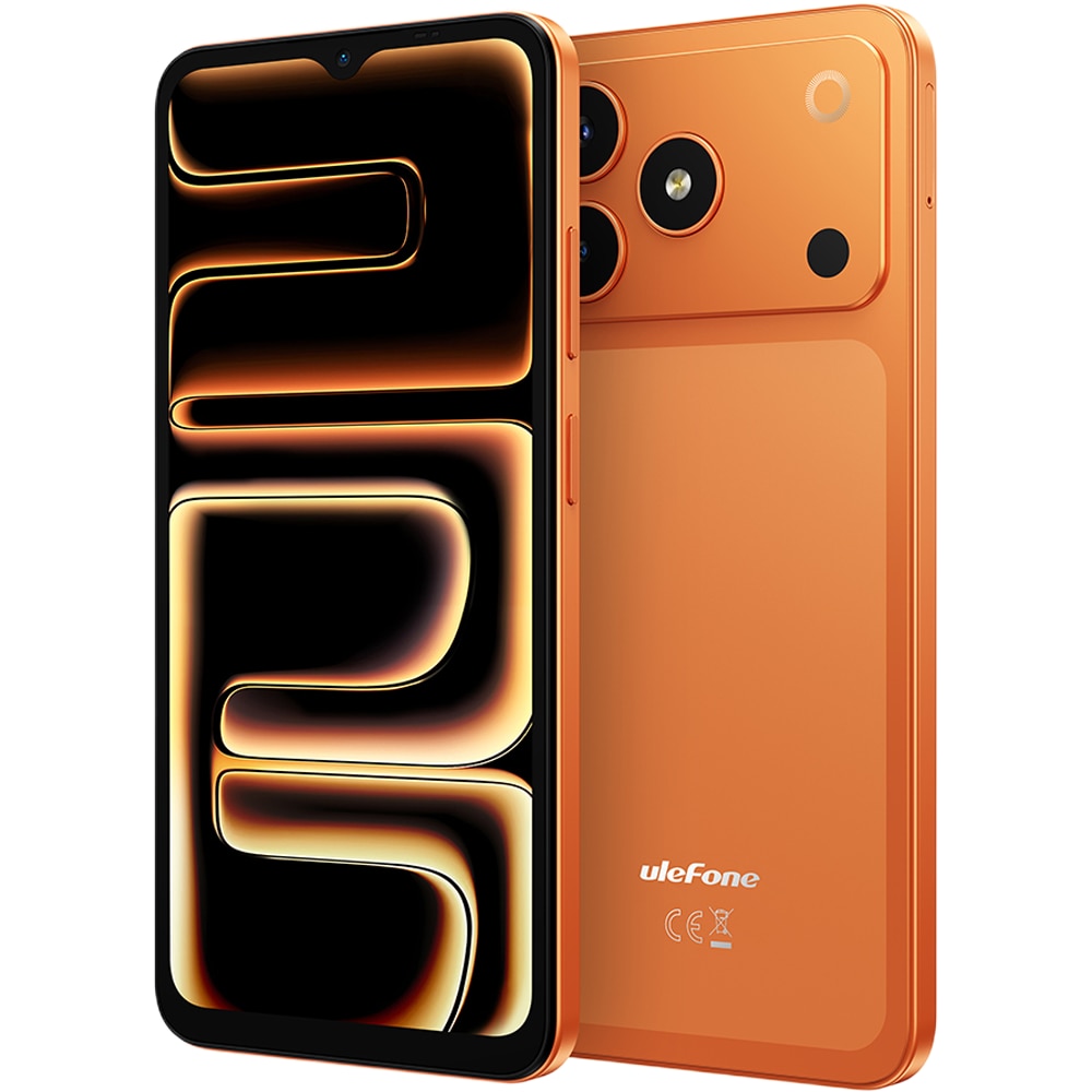 Telefon mobil Ulefone Note 23, 4G, 6.56-inch, 3GB RAM, 32GB, Orange